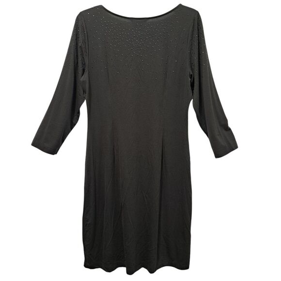 Tommy Bahama Studded Embellished Pullover Ligthweight Mini Dress Pepper Med NWT - Picture 3 of 14